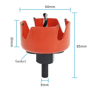 

Aluminous Model Board 5 Piece Set Alloy Woodworking Hole Opener core drill bit for Electric Drill Plate Reaming Hole