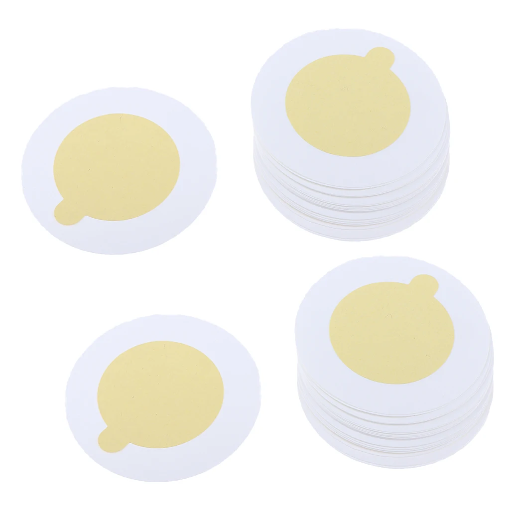 40pcs Glue Plate Film Sticker False Eyelash Extension Tools Jade Crystal Stone Protective Covers