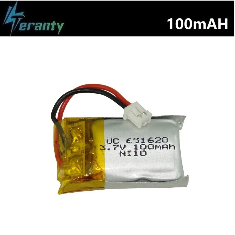 3 7 v 100mah литий-полимерный Батарея для Cheerson Cx-10 Cx-10a Fq777-124 Hubsan Q4 Wltoys V272