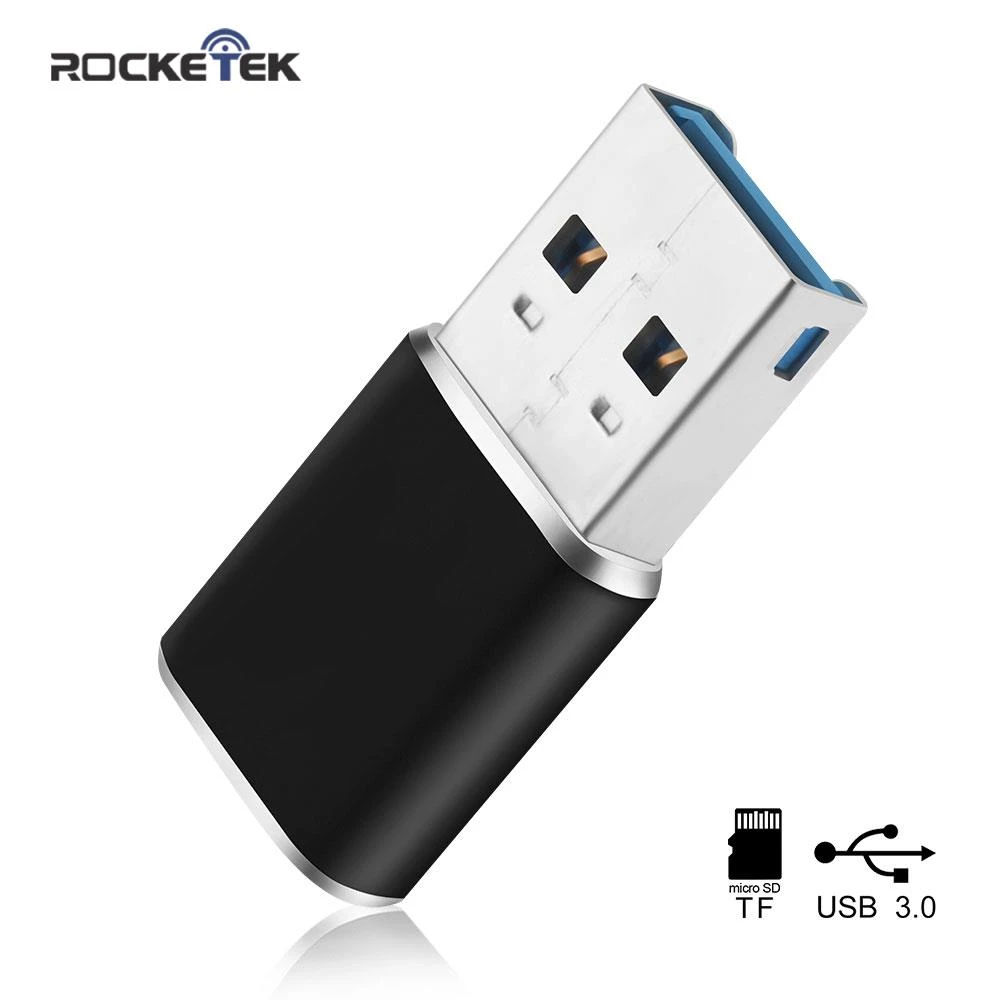 Rocketek Aluminum Mini Usb 3 0 Memory Card Reader Adapter For Tf Micro Sd Pc Computer Laptop Memory Card Readers Adapters Aliexpress