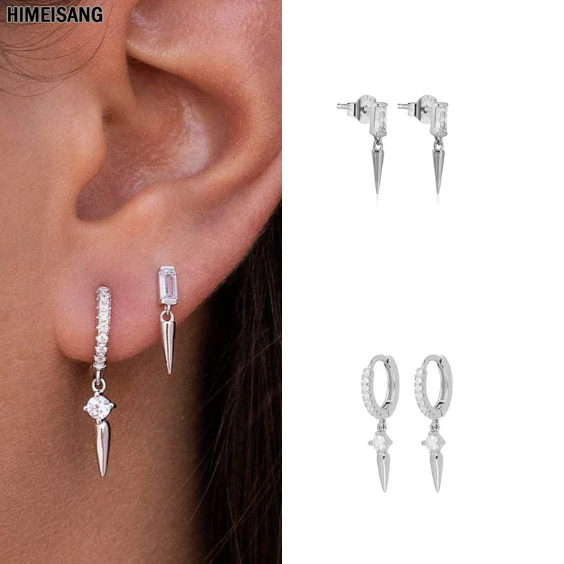 

Gold Silver Filled Stud Hoop Huggie Earrings for Women CZ Zircon Cicle Earring Piercing Ear Girls Gift Jewelry Aretes Wholesale