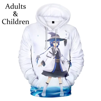

Fashion Comic mushoku tensei 3D Hoodies Men women Autumn Kids Tops Harajuku 3D Print mushoku tensei boys girls white pullovers