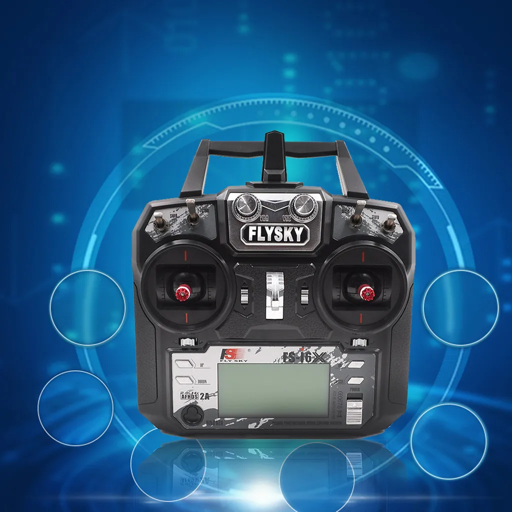 Flysky FS i6X I6X 10CH 2 4G Радиоуправляемый контроллер передатчика с iA10B iA6B A8S X6B приемником