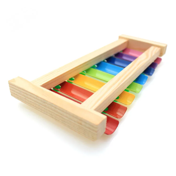 Retail Child Kid Baby 8-Note Wooden Musical Toys Instruments toys Percussion instruments toys WJ328