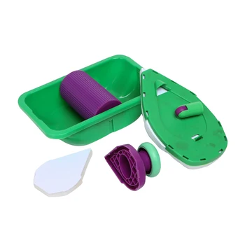 

Dropship 6Pcs/Set Paint Roller Tray DIY Painting Brush Sponge for Home Household Wall Decoration Accessaries Supplies Parts