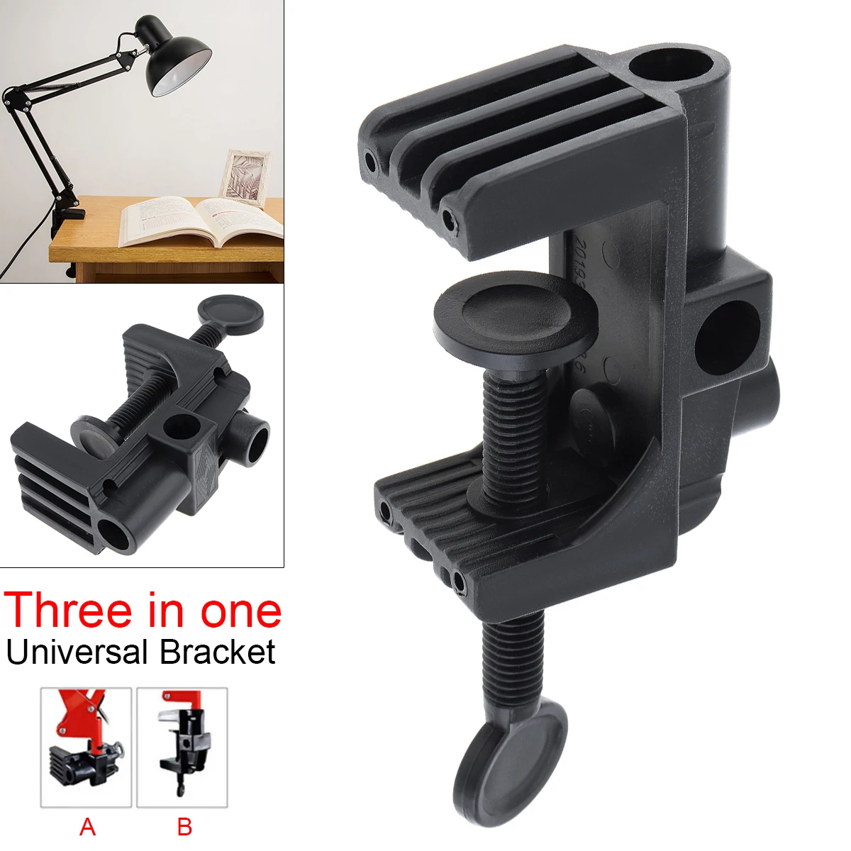 Universal Bracket Clamp Accessorie DIY Fixed Clip Fittings Screw Light Mounting Camera Holder for Microphone Desk Lamp Broadcast