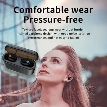

CARPRIE New 120hours Standby time Bluetooth 5.0 Headset Twins Wireless Earphones Mini Earbuds Stereo earphone Hot 20JUN 15