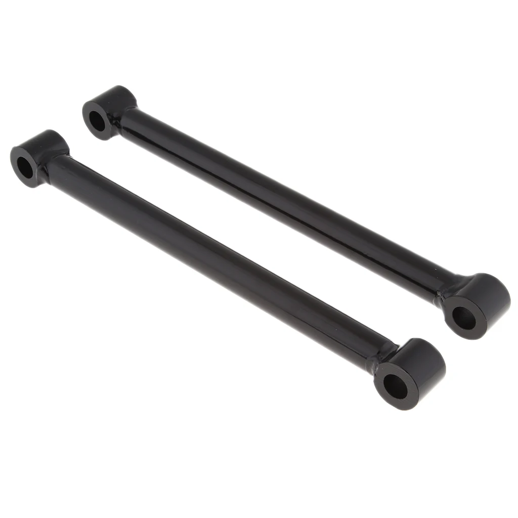 Black 10 Inch Lowering Kit Steel Rigid Struts Hardtail Shocks for Harley
