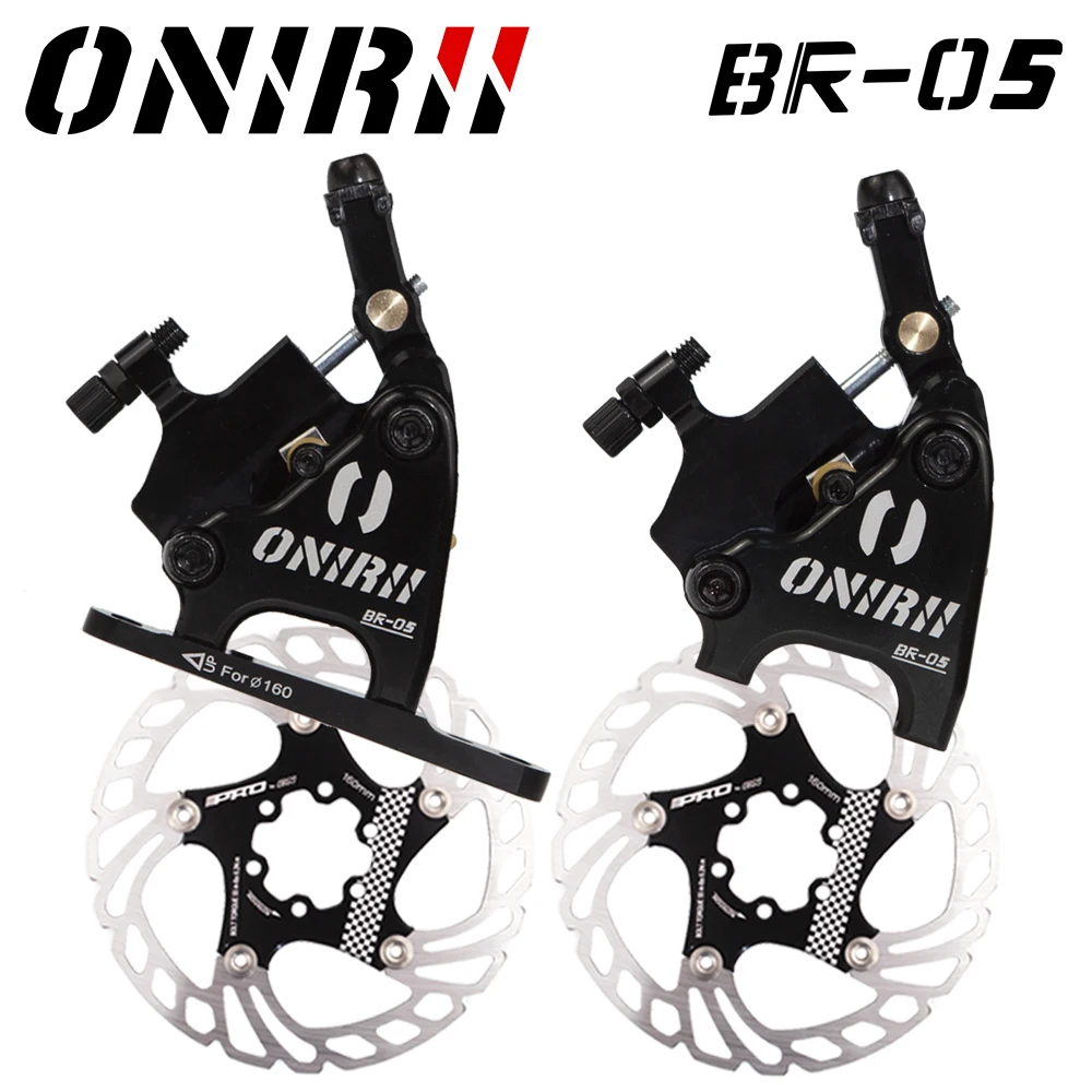 ONIRII Hydraulic Disc Gravel Road Bike Brake Flat Mount CX Rotor Brake