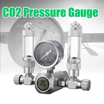 

W21.8 Aquarium Co2 Regulator System With Check Valve Bubble Counter Magnetic Solenoid Carbon Dioxide Meter Pressure Gauge