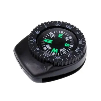 

HiMISS Outdoor Mini Portable Removable Compass Wrist Clamp Portable Compass ABS plastic hiking hunting 8g