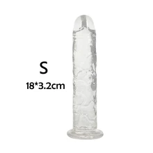  Soft Jelly Dildos With Strong Suction Cup Realistic Dildo No Vibrator Artificial Penis for Lesbian Female Masturbate Sex Toys 