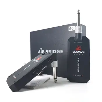 

5.8G Wireless Guitar System Transmitter Receiver Rechargeable For Electric Bass
