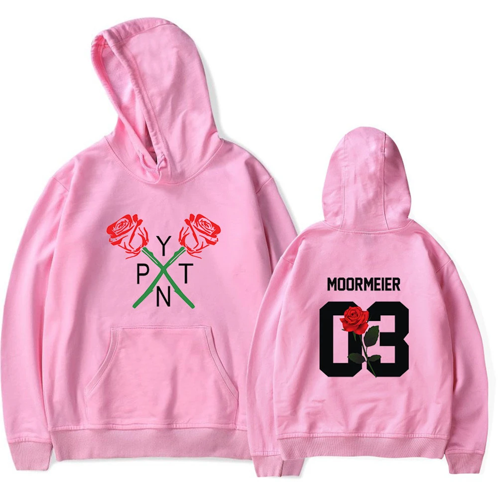 Sudadera con capucha de algodón con estampado de rosas para hombre y mujer,  ropa deportiva rosa de Hip Hop para chica|Sudaderas con capucha y sudaderas|  - AliExpress