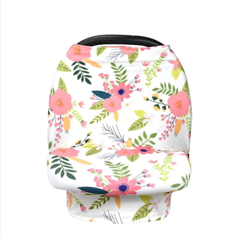 Nursing Breastfeeding Privacy Cover Baby Scarf Infant Car Seat Stroller Breast Feeding Covers Soft Stretch Fabric