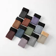 New Velvet and Thickening Women Socks Autumn and Winter Warm Socks for Ladies with Gold and Silver Purl Calcetines Mujer 126