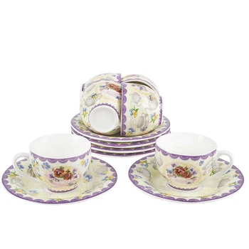 

Coffee service 12 pcs. Pansies, 80ml