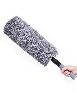 

360 Car Duster Handheld Brush 14CM Microfiber With Nonslip Handle Multipurpose Cleaning For Auto Daily Care PVC Package