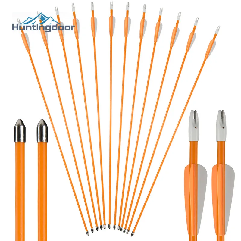 26 inch Archery Fiberglass Arrows for Youth Target Shooting Practice 6/12pcs/lot 