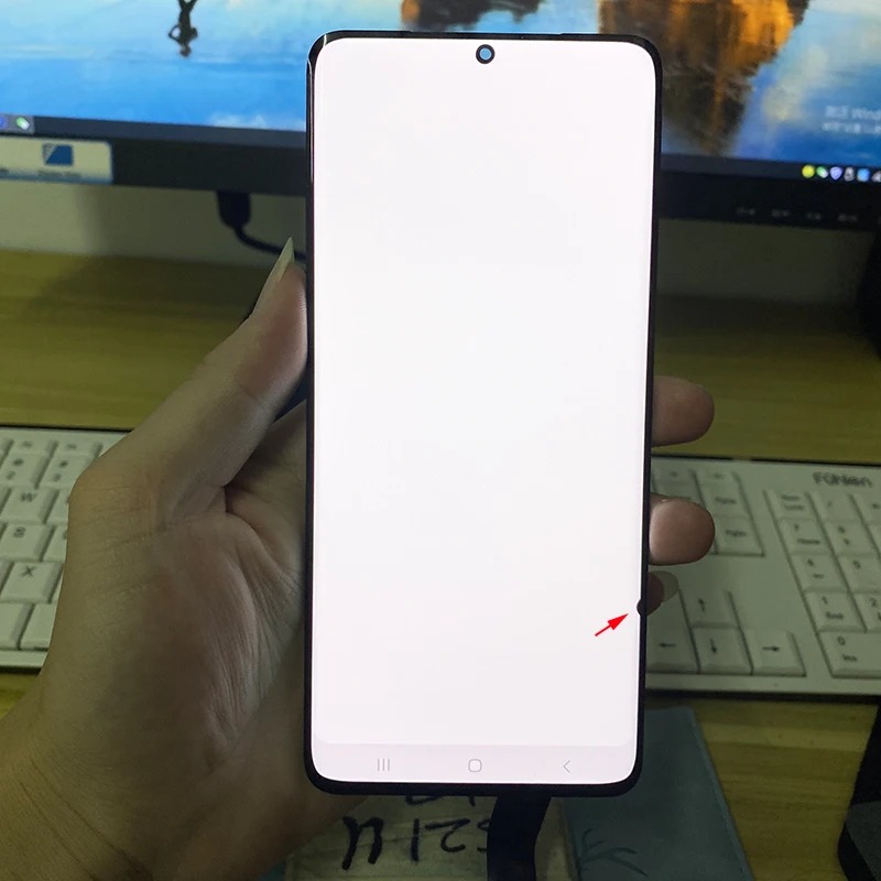 120Hz SUPER AMOLED G998B LCD For Samsung S21 Ultra 5G Display Screen With Frame For S21 Ultra G998U G998F LCD Display With Dot