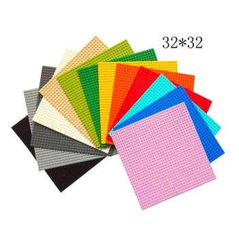 

Compatible Building Blocks Base Plate 32*32 Dots Points Baseplate DIY Plastic Classic Educational Brick Accessories Kids Toy