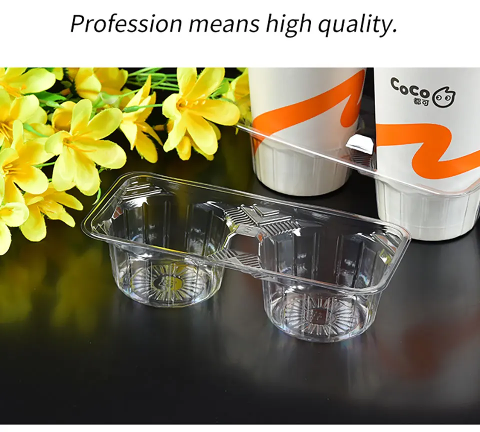 Пластиковый поднос для чашки чая и молока(две чашки