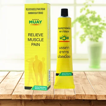 

Thailand MUAY balm tiger balm relieve muscle pain.Relax the body muscle fatigue relieve pain inflammation back massage health