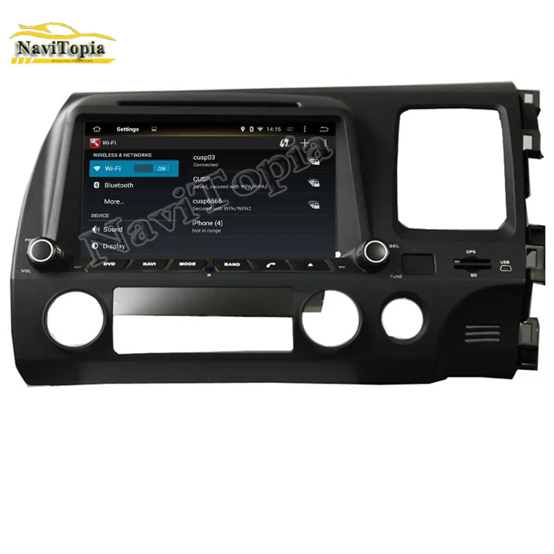 Best Octa Core 4G RAM 64G ROM Android 9.0 Car DVD Multimedia Player Auto GPS for Honda CIVIC right driving 2006-2011 3
