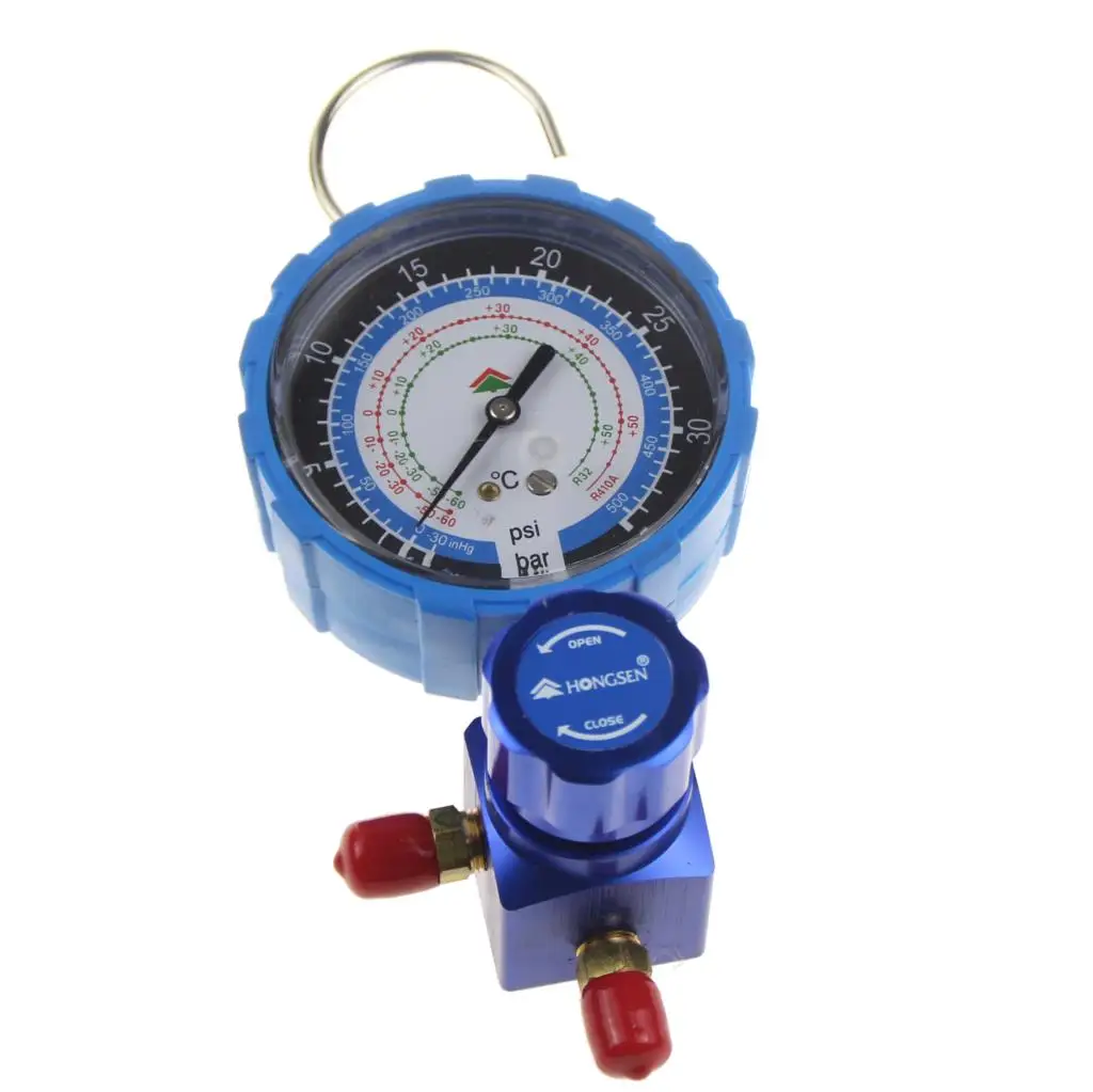 R410 HS-468A low pressure air- conditioning refrigerant grade single table valve pressure gauge Diagnostic dosing Free shipping