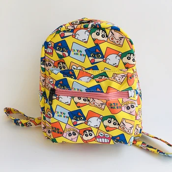 

Crayon Shin-chan Fashion Mini Backpacks Rucksacks Cartoon School Backpack Casual student Bags travel Knapsack Unisex New