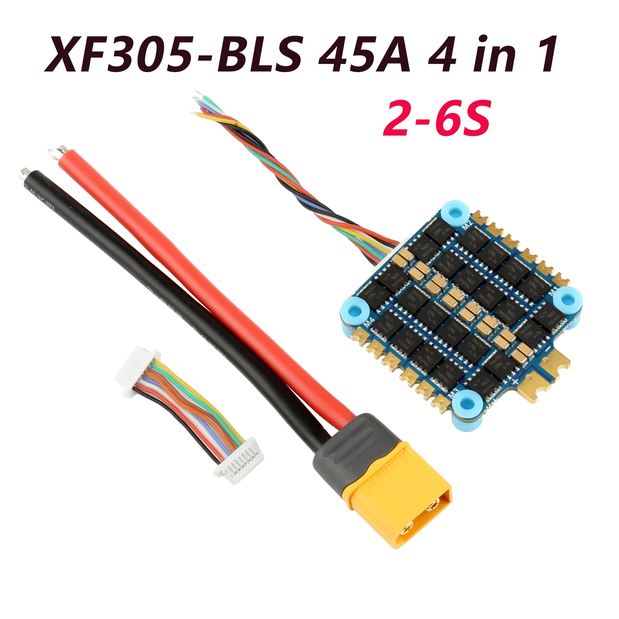 Бесщеточный Квадрокоптер sucex E Cyclone XF305 BLS 45A 4 в 1 ESC поддерживает 2 6S DSHOT600 30 5 мм * для