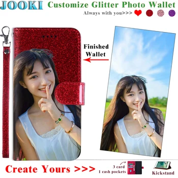 

Bling Case For huawei p9 lite 2017 glitter Personalized Leather Wallet For huawei p9 lite Glitter Photo Women's Wallet