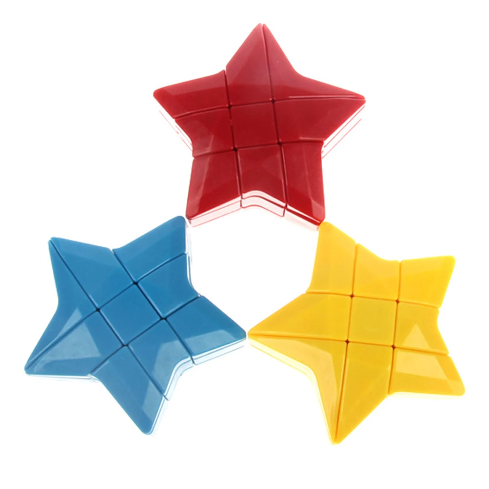 IQ-Cubes YJ пятиугольник странной формы 3x3 куб высокоскоростной куб головоломка магические профессиональные обучающие кубики Magicos детские игрушки - Цвет: 3 Color Suite