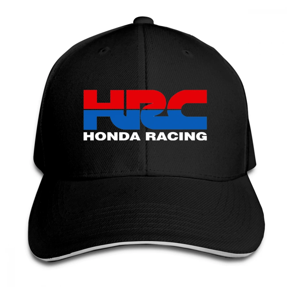 Черный Мужские и женские HRC Honda гоночный автомобиль, мотоцикл с принтом болельщиков бейсболка Регулируемая унисекс на заказ хип Hopnapback кепки шапки - Цвет: Черный