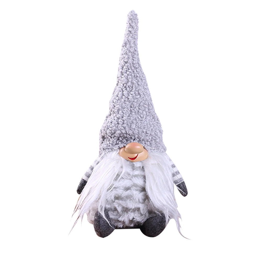 

Cloth Santa Shape Desktop Holiday Kids Gift Christmas Doll Festival Portable Gnome Home Decor Fairy Cartoon Toy
