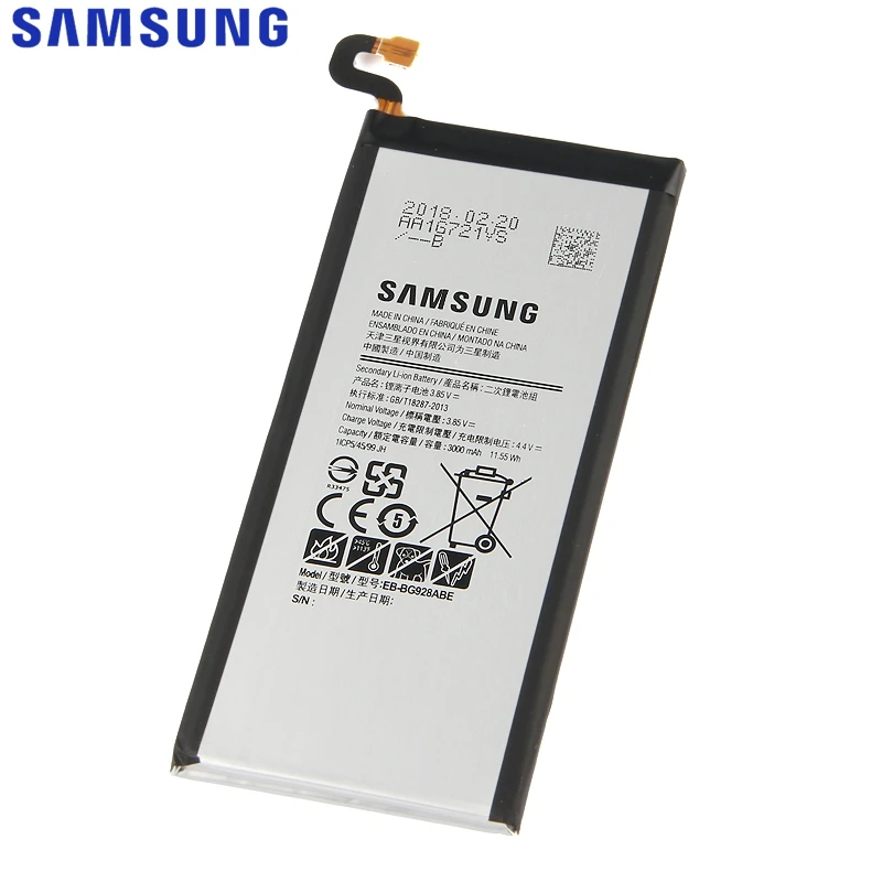 Сменный аккумулятор для samsung GALAXY S6 edge Plus G9280 Edge+ G9280 G928F G928V Plus S6edge+ EB-BG928ABE EB-BG928ABA