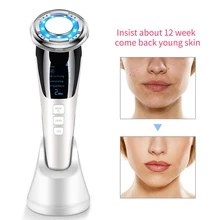 

EMS Facial Massager 4 Modes Therapy Sonic Vibration Wrinkle Removal Skin Tightening Hot Cool Treatment Skin Care Beauty Device