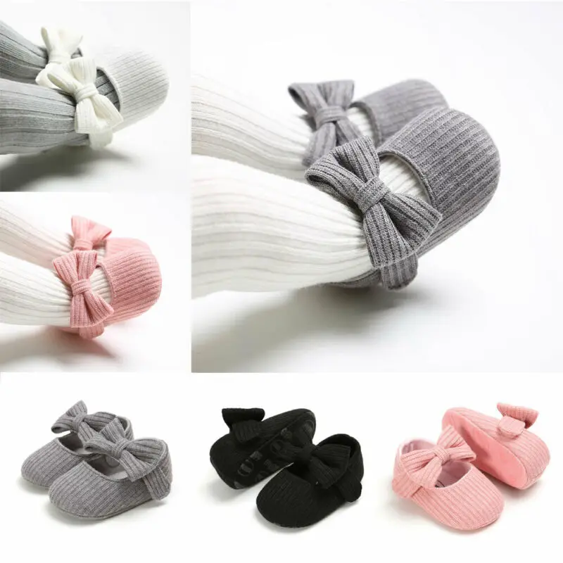 Pudcoco US Stock Fashion Baby Shoes Newborn Infant Pram Mary Jane Girls Princess Faux Leather Soft Shoes 3
