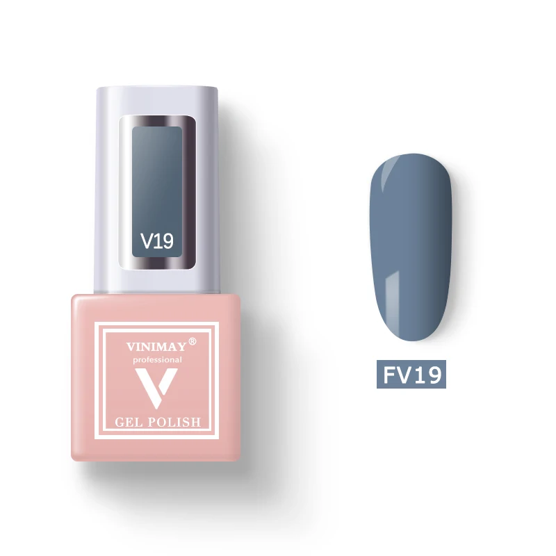 VINIMAY 60 Цветной Гель-лак для ногтей vernis полуперманентный УФ-гель лак-праймер впитывающий Гель-лак для ногтей Полировочный Гель для маникюра - Цвет: FV19