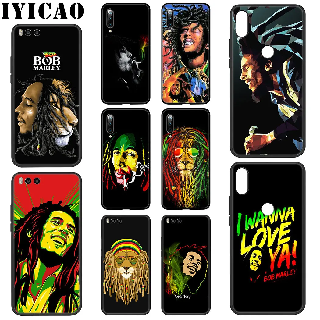 Bob Marley Soft Case for Xiaomi Mi 10 9 8 A3 A2 9T Pro Lite SE A1 CC9 CC9E 5X 6X | Мобильные телефоны и аксессуары