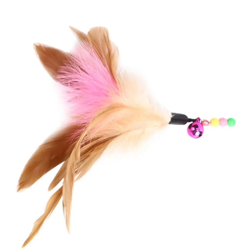 Игрушка для домашних животных забавный кот перо мотаться колокольчик палочка-Дразнилка стержень играть игрушки для домашних животных Классические игрушки для кошек перо колокольчик Игрушка поезд кошачий инстинкт