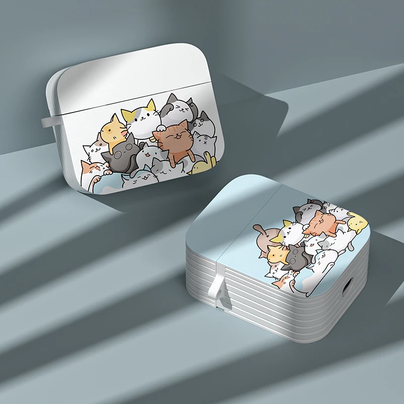 Earphone Case For AirPods 1 2 Silicone Wireless Bluetooth Earphone Cartoon Pictures Case For AirPods Pro Protective Cover