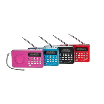 

L-938 Mini Portable Digital FM Radio 3W Output Power / 1.5 Inch Display Sn / Support USB Drive / TF / SD / MMC Card / AUX-IN