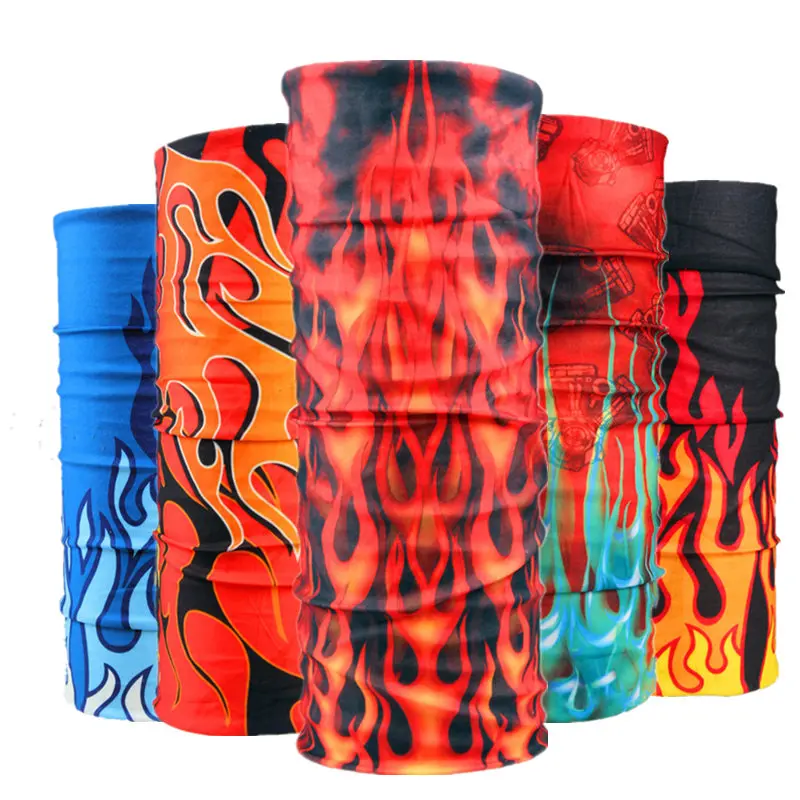 Волшебная бесшовная бандана Fire Design велосипедная Buffe для мужчин и женщин маска