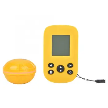 

Wireless Sonar Fish Finder 0.6-36M Echo Sounder Temperature Fishfinder LCD Display Multifunction Outdoor Fishing Equipment