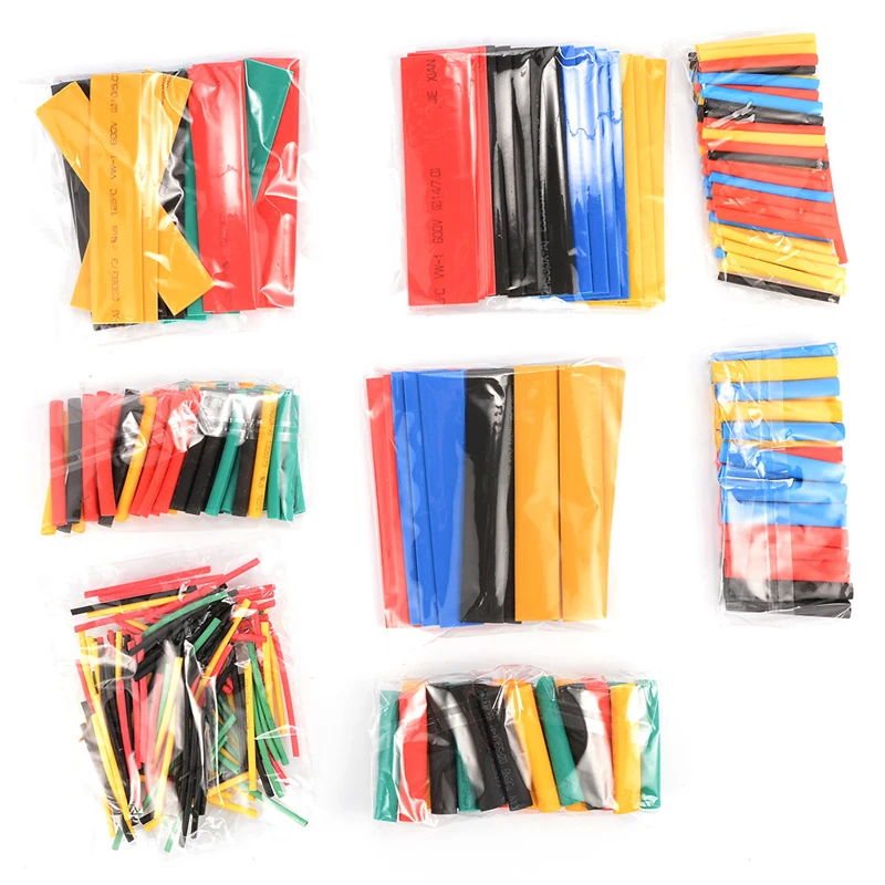 164pcsSet Heat shrink tube kit Insulation Sleeving termoretractil Polyolefin Shrinking Assorted Heat Shrink Tubing Wire Cable (13)
