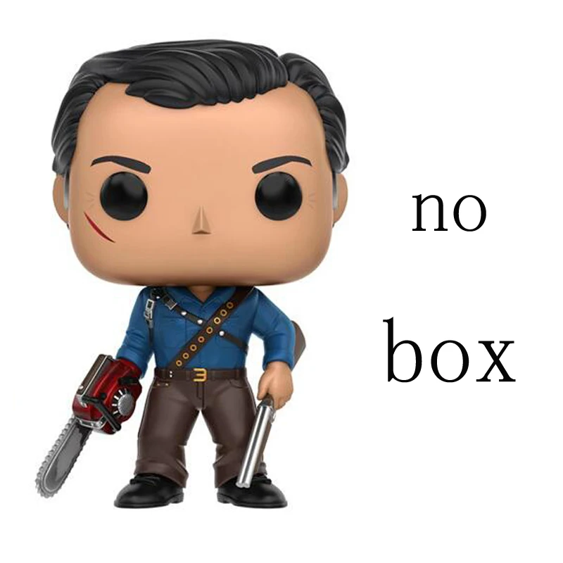 no box Funko Pop Зловещие мертвецы персонаж пепел и рубин 10 см Виниловая кукла Фигурка Игрушки - Цвет: no box