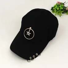 Горячая Распродажа, модные стильные Звездные железные шапка с кольцами, хип-хоп шапка, уличные Повседневные шапки, мужские повседневные Шапки, ummer, Солнцезащитная шапка wo, мужская шапка