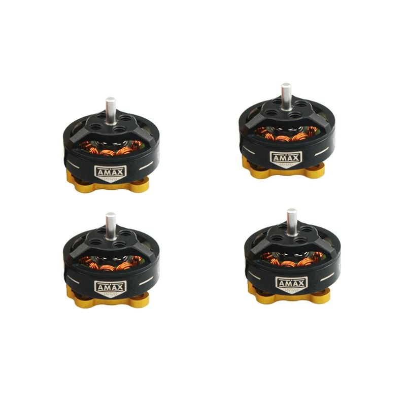 1/2/4 шт. AMAXinno 1103 7500KV 1-2S бесщеточный двигатель для модели RC Мультикоптер запчасть пропеллер аксессуары «сделай сам» - Цвет: 4PCS