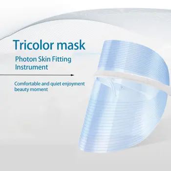 

3-Color Led Phototherapy Mask Anti-Acne And Anti-Wrinkle Spa Facial Care Instrument Beauty Instrument Facial Skin Care Tool